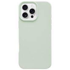Custodia per iPhone 16 Pro in silicone liquido Dopamine Simple Imitation (verde latte)
