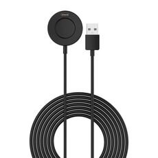 Caricabatterie per orologio integrato con porta USB per Garmin Fenix ​​7S Pro xDfind con trasmissione dati (nero)