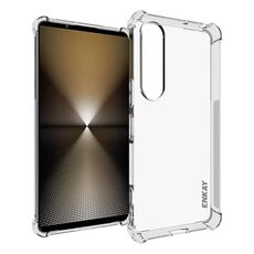 Custodia antiurto in TPU trasparente con motivo Hat-Prince di ENKAY per Sony Xperia 1 VII