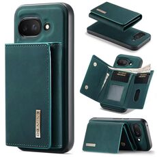Portafoglio multi-carta DG.MING M1 Series a 3 ante + custodia magnetica per telefono (verde) per Google Pixel 9a