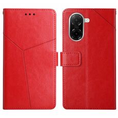 Custodia a libro in pelle con motivo a Y per Redmi A5 4G da 173,3 mm (rossa)