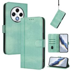 Custodia in pelle retrò con fibbia a giunzione per Tecno Spark 30 4G (menta)
