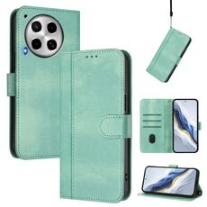 Custodia in pelle retrò con fibbia a giunzione per Tecno Camon 30 4G (menta)