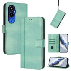 Custodia in pelle retrò con fibbia a sgancio rapido per Tecno Pova 4 Pro (menta)