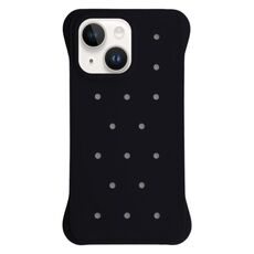 Custodia antiurto in PC con fori di dissipazione del calore per iPhone 14 Plus (nero)