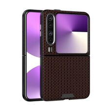 Per Huawei Pura X ABEEL Ruyi modello 6D Custodia in pelle MagSafe con microrilievo (marrone)