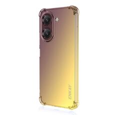 Custodia per telefono in TPU con airbag sfumato Hat-Prince ENKAY per Redmi A5 4G 171,7 mm (oro viola)