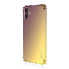 Custodia per telefono cellulare in TPU con airbag sfumato Hat-Prince di ENKAY per Samsung Galaxy M06 / F06 (oro viola)