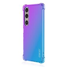 Custodia in TPU con airbag sfumato Hat-Prince di ENKAY per Sony Xperia 1 VII (viola e blu)