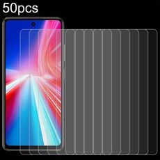 Per Itel P55T 50 pezzi Pellicola in vetro temperato 0,26 mm 9H 2,5D