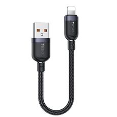 Cavo dati di ricarica Yesido CA131L da 12 W e 2,4 A, USB a 8 pin, lunghezza: 0,3 m (nero)