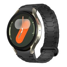 Cinturino magnetico in silicone per Samsung Galaxy Watch 7/6/5 (nero)