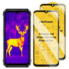 Per Ulefone Power Armor 18T Ultra, 2 pezzi/confezione, pellicola protettiva in vetro temperato anti-impronte Ulefone 9H HD
