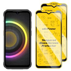 Per Ulefone Armor 21, 2 pezzi/confezione, pellicola protettiva in vetro temperato anti-impronte Ulefone 9H HD