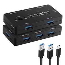 Console di gioco per PC U7 4 in 1, switch USB HUB, splitter KVM a 2 ingressi e 4 uscite, switcher condiviso USB