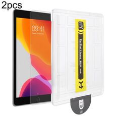Per iPad 10.2 2021/2020 2 pezzi Pellicola in vetro temperato HD antipolvere e facile da installare