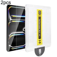 Per iPad Air 13 2024 / iPad Pro 13 2024 2 pezzi Pellicola in vetro temperato HD antipolvere facile da installare