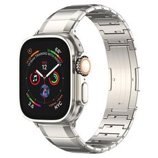 Cinturino per Apple Watch 46 mm / 49 mm / 45 mm / 44 mm con fibbia in titanio puro a un perno (titanio)