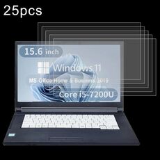 Per Fujitsu LIFEBOOK A577 15.6 25 pezzi Pellicola in vetro temperato antideflagrante 9H 0,3 mm