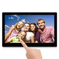 HSD-P537 PC All in One con touch screen e supporto, 4 GB + 32 GB, 15,6 pollici Android 14 RK3576S Octa Core (nero)