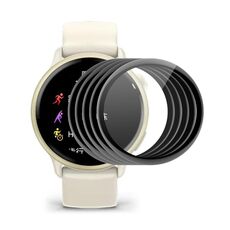 Per Garmin vivoactive 6 5 pezzi ENKAY 3D Pellicola protettiva per schermo in PMMA HD con bordo in PC morbido a copertura totale