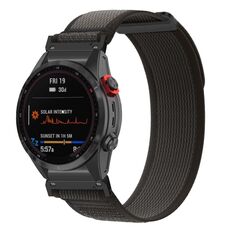 Per cinturino in nylon con sgancio rapido in titanio Gamin da 26 mm (nero, nero + nero)