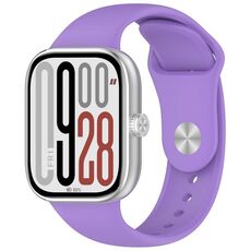 Per Redmi Watch 5 / Xiaomi Smart Band 9 Pro, cinturino in silicone tinta unita con fibbia inversa (lilla e viola)