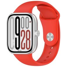 Per Redmi Watch 5 / Xiaomi Smart Band 9 Pro, cinturino in silicone tinta unita con fibbia inversa (rosso)