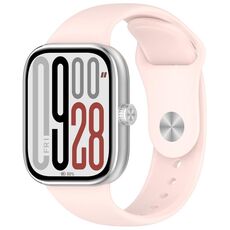 Cinturino in silicone tinta unita con fibbia inversa per Redmi Watch 5 / Xiaomi Smart Band 9 Pro (rosa chiaro)