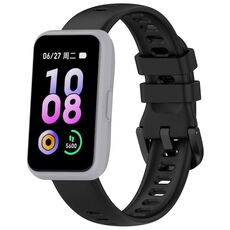 Per Keep Band B5 / B4 / B4 Lite, cinturino in silicone con fibbia a sgancio rapido colorato (nero)