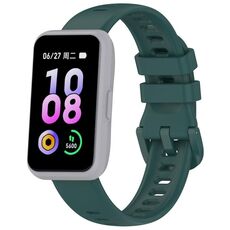 Per Keep Band B5 / B4 / B4 Lite, cinturino in silicone con fibbia a sgancio rapido colorato (verde scuro)
