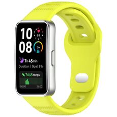 Cinturino in silicone con fibbia inversa per Huawei Band 10/9/8 (verde)