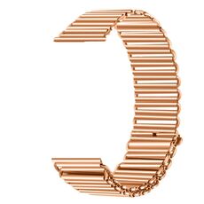 Cinturino per orologio in acciaio inossidabile con fibbia ad anello Slingshot da 18 mm (oro rosa)