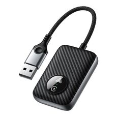 Adattatore 2 in 1 USB cablato a wireless per auto CarPlay / Android Auto Box (nero)