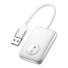 Adattatore 2 in 1 USB cablato a wireless per auto CarPlay / Android Auto Box (bianco)