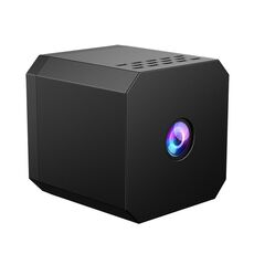 Mini telecamera WiFi F1 1080P supporta la notte a infrarossi (nera)