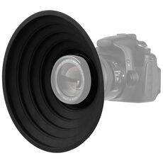 Paraluce universale in silicone, dimensioni: 30-50 mm (nero)