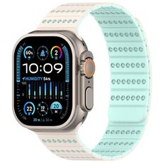Cinturino magnetico a nido d'ape per Apple Watch da 46 mm / 49 mm / 45 mm / 44 mm (menta stellare)