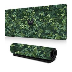 Tappetino per mouse a forma di rana, verde, con base in gomma antiscivolo, per computer portatile, 400x900x2 mm (modello 3)