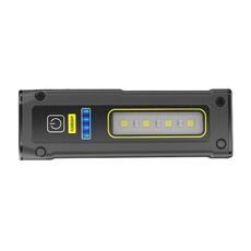 E-SMARTER STD01 COB Lampada da lavoro con display di potenza, lampada di emergenza per riparazioni esterne con mini torcia LED magnetica (grigio)