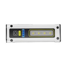 E-SMARTER STD01 COB Lampada da lavoro con display di potenza, luce di riparazione di emergenza per esterni con mini torcia LED magnetica (bianca)