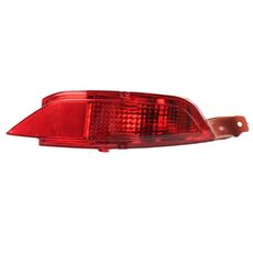 Per Ford Fiesta 2009-2015 Hatchback Paraurti posteriore Fendinebbia Fanale posteriore Riflettore OE 8A6115500AB, Stile: Rosso Sinistro