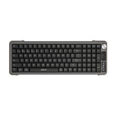 Tastiera silenziosa IMICE AN-800 con struttura a forbice, wireless Bluetooth a doppia modalità (nera)