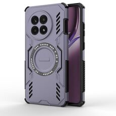 For OnePlus Ace 5 / Ace 5 Pro / 13R Butterfly Armor MagSafe Magnetic Ring Shockproof Phone Case(Purple)