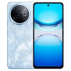 vivo Y300i, 12 GB + 512 GB, Face ID / impronta digitale laterale, 6,68 pollici Android 15 OriginOS 5 Snapdragon 4 Gen 2 Octa Core, OTG, NFC, rete: 5G (blu)