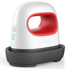 Mini macchina per timbratura multifunzionale per cappellini, trasferimento termico del logo, spina AU (rosso)