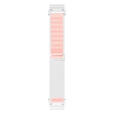 Per cinturino in nylon a sgancio rapido da 26 mm (bianco e rosa)