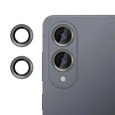 Per Samsung Galaxy S25 Edge 5G Klebol Pellicola in vetro temperato ultrasottile anti-sfarfallio per obiettivo della fotocamera individuale (nero)