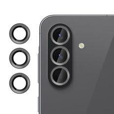 Per Samsung Galaxy A56 5G Klebol Pellicola in vetro temperato ultrasottile anti-sfarfallio per obiettivo della fotocamera individuale (nero)