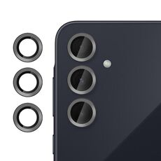 Per Samsung Galaxy A35 5G Klebol Pellicola in vetro temperato ultrasottile anti-sfarfallio per obiettivo della fotocamera individuale (nero)
